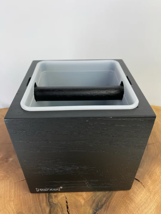 Abschlagbehälter Classic Schwarz