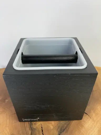 Abschlagbehälter Classic Schwarz